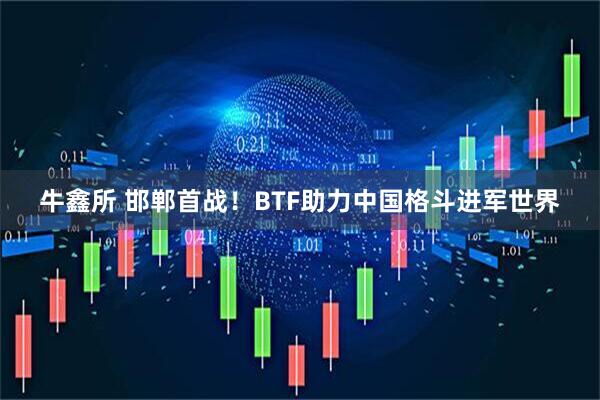 牛鑫所 邯郸首战！BTF助力中国格斗进军世界