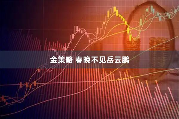 金策略 春晚不见岳云鹏