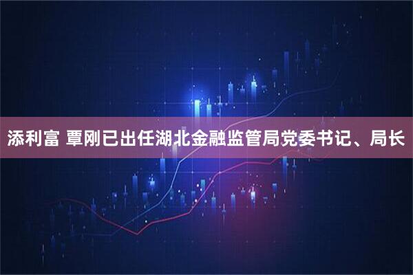 添利富 覃刚已出任湖北金融监管局党委书记、局长